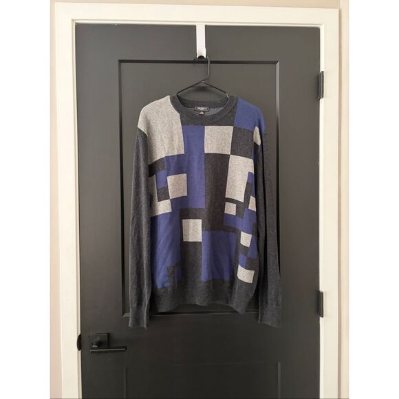 Saks Fifth Avenue Silk Cashmere Crewneck Sweater Size XL - Picture 1 of 3